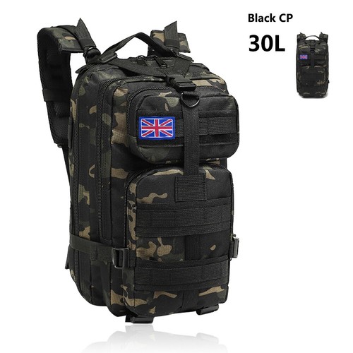 30L Outdoor Military Tactical Army Backpack Rucksack Camping Hiking Trekking Bag - Picture 24 of 25