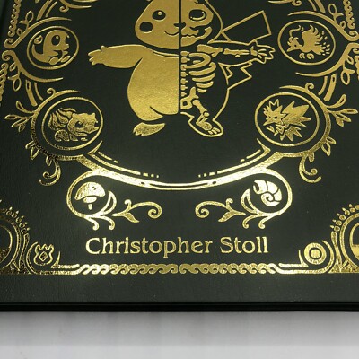 Pokenatomy Unofficial Pokemon Anatomy Guide Book Leather Hardcover