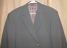 HUGO BOSS Sport Coat Blazer Men's 42L 42 Long Solid Gray Einstein/Sigma Perfect