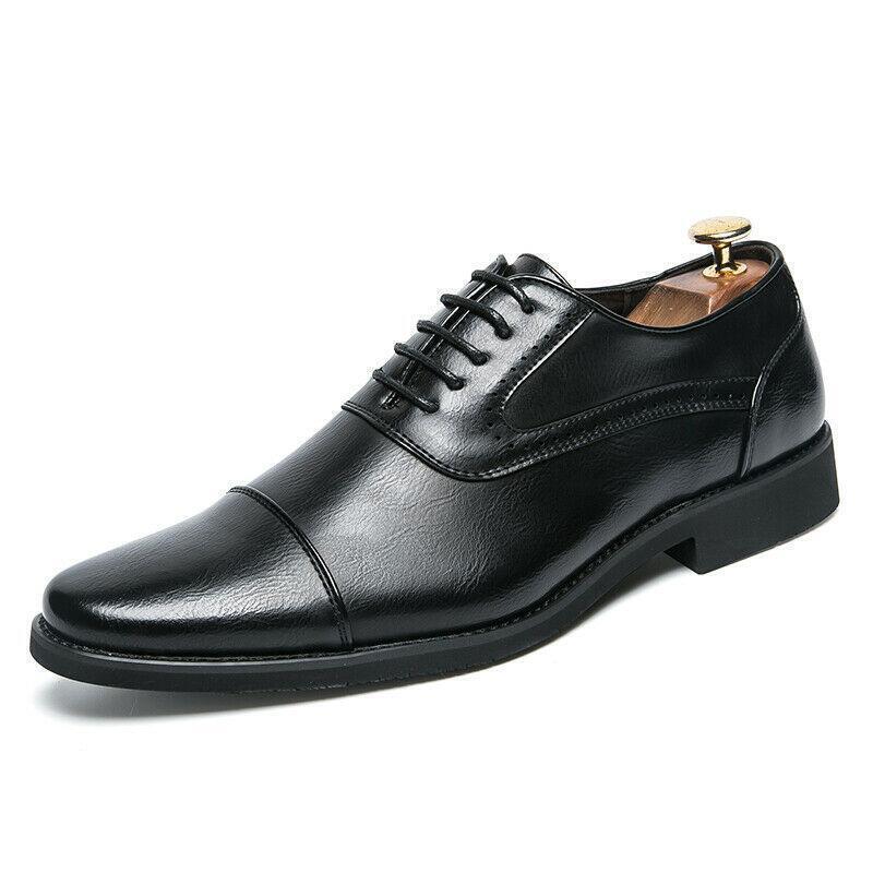 SAOLA Scarpe con pompa da lavoro da uomo matrimonio business punta Oxfords lavoro OL ufficio oversize