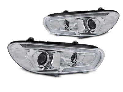 Tuning-Tec LED Tagfahrlicht Scheinwerfer für VW Scirocco III 08-14 chrom dynamis