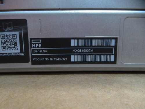 HPE Synergy 480 Gen10 CTO Compute Module 2x Scalable CPU 24-DIMM 871940-B21 - Picture 5 of 7