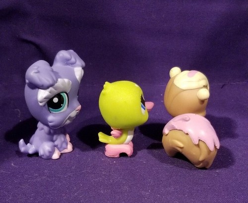 Littlest Pet Shop #1927 écureuil #1928 Dog Schnauzer #1929 Bird Sunshine Promenade - Photo 3/11