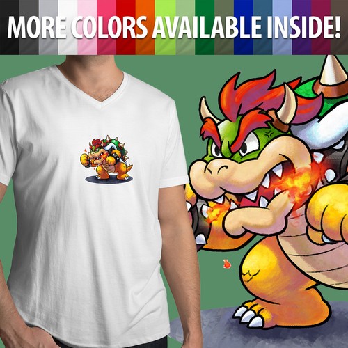 Mens Tee V-Neck T-Shirt Unisex Gift 