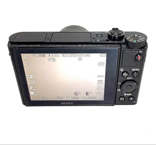 Sony Cyber-shot DSC-HX90V 18.2MP Digital Camera Black 255118GR - Picture 2 of 9