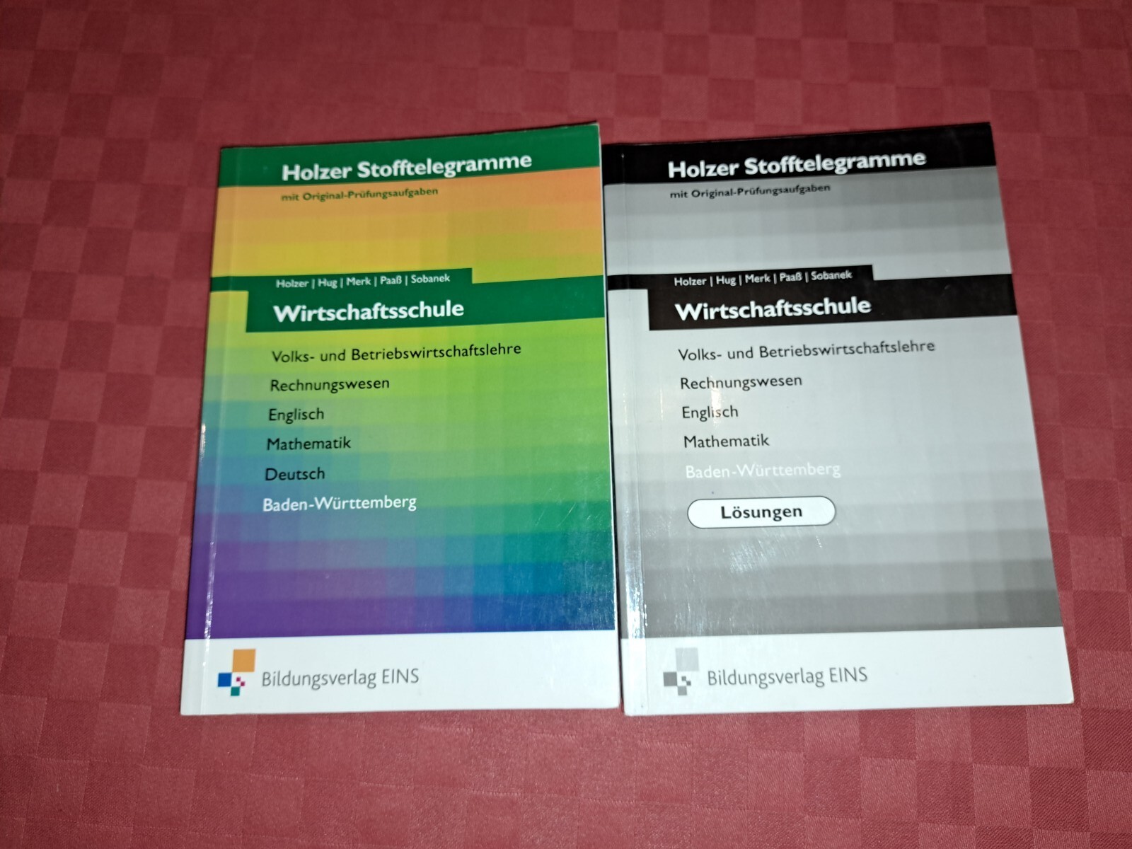 Stofftelegramme Holzer Wirtschaftsschule inkl. Lösungen - Holzer