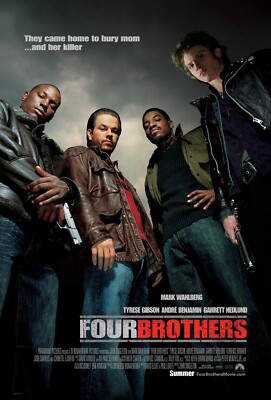 Four Brothers movie poster - 11 x 17 inches - Mark Wahlberg