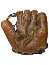1950s Wilson Baseball Mitt Glove "JERRY MOORE" Made in US