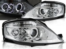 Headlights for Citroen C3 2002-2006 2007 2008 2009 VR-1237 Angel Eyes Chrome