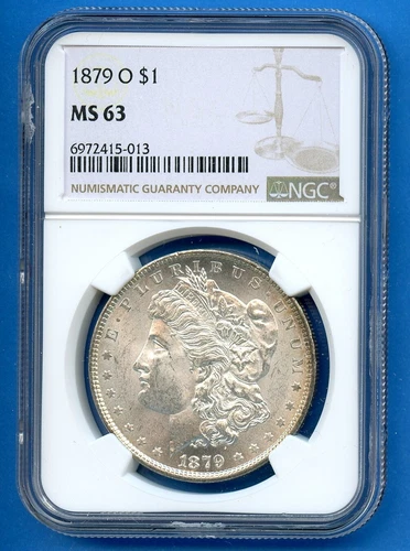 1879 O NGC MS63 Morgan Silver Dollar $1 US Mint Coin Key Date 1879-O MS-63