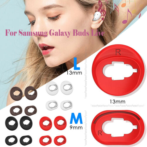 For Samsung Galaxy Buds Live Bluetooth Headset Washable Eartips Earphone Sleeve - Picture 1 of 24