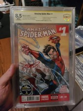 Amazing Spider-Man #1 Ramos Cover! CBCS 8.5! Signed by Humberto Ramos