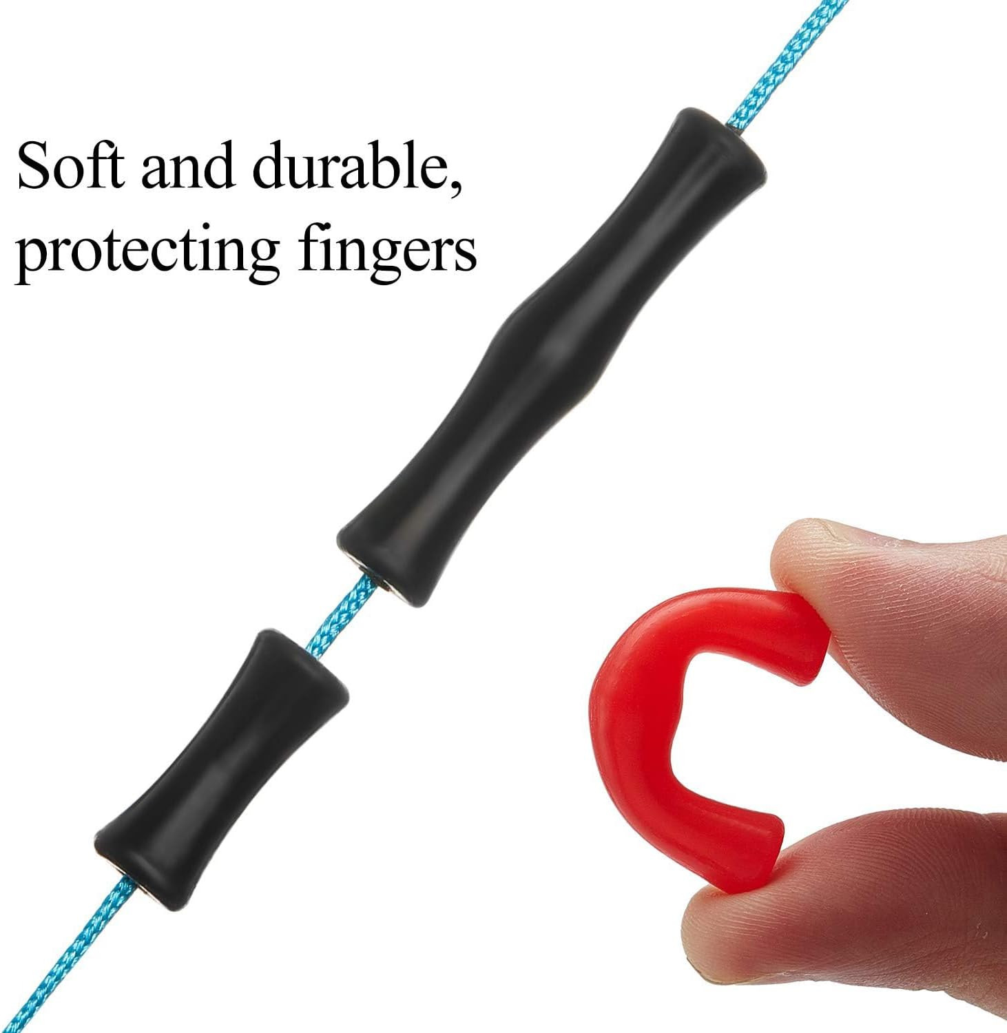 4 Sets Bow String Finger Savers Archery Finger Guards Shooting Practice Reliable