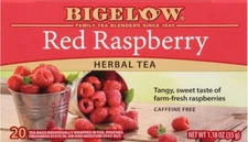 Bigelow Red Raspberry Herbal Tea - 20 tea bags