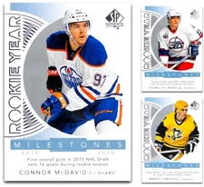 2017-18 SP Authentic Rookie Year Milestones *** PICK YOUR CARD *** From The LIST
