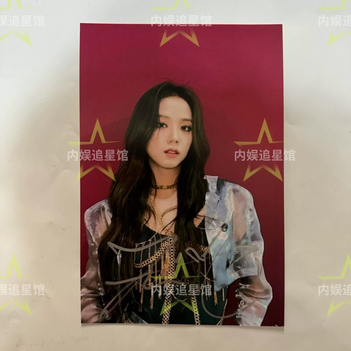 BLACKPINK Kim Jisoo Autograph Photos Fidelity Signature 6
