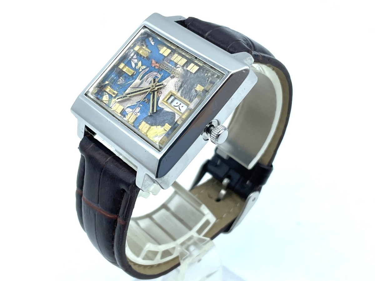 SEIKOファイブ 21JEWELS OH済み 海外モデル ガラス傷無し Vintage UKIYOE SEIKO Lord Matic Automatic Cut glass Watch OH