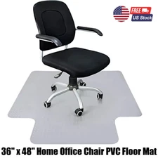 36"x48" Office Chair Mat Computer Desk Chair Mat for Carpet Floor w/Extended Lip