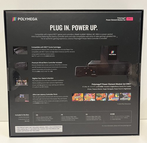 POLYMEGA EM01 POWER MODULE NINTENDO NES MIT POWER CONTROLLER NEU VERSIEGELT - Bild 2 von 15
