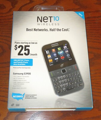 Samsung S390G Net10 Wireless GSM QWERTY Cell Phone *NEW*