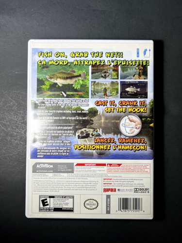 Rapala Fishing Frenzy (Nintendo Wii, 2008) – Game & Case, Tested & Authentic - Picture 2 of 6