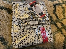 Dalia dressy shirt. off white and black print