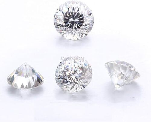 1 ~ 5ct VVS1 D Farbe Portugiesisch Top Cut Rund Moissanit Lose Edelstein & GRA - Bild 5 von 5