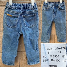 Vintage Jordache Jeans Kids Size 3 Length 14