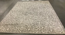BROWN / IVORY 9'-0" x 12'-0" Back Stain Rug, Reduced Price 1172674938 TRC103T-9