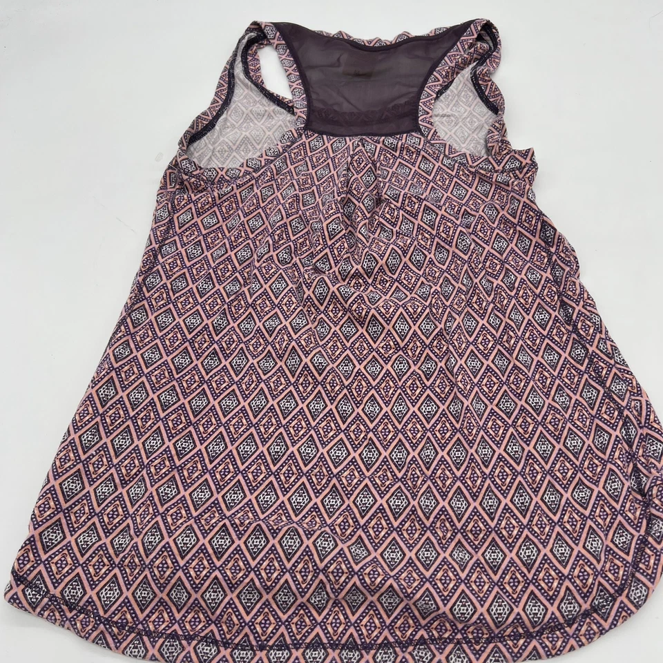 Camiseta sin mangas Calia Everyday estampada talla mediana rosa púrpura diamantes yoga gimnasio ejercicio Foto 4 de 4