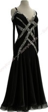 Tassel Latin Dance Dress Clothing Salsa Costume Ballroom Competition SMOOTH