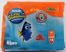 Huggies Little Swimmers Finding Dory Disposable Swim Pants M 18 Pack