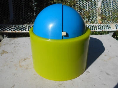 SEAU A GLACE EN PLASTIQUE DOME MASTER DESIGN NICHOLAS ANGELAKOS VINTAGE 1970 - Photo 1/4