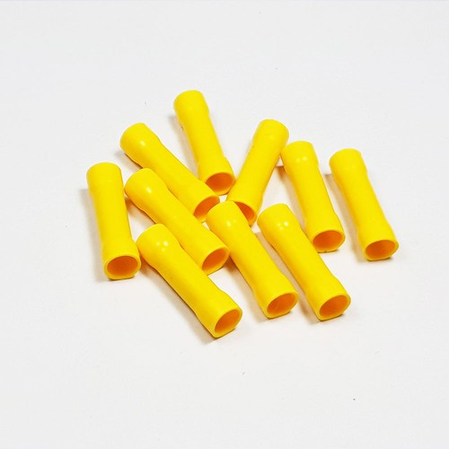 Insulated Straight Butt Connectors Red Blue Yellow Electrical Crimp Terminals - Picture 11 of 13