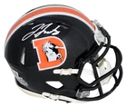 JERRY JEUDY AUTOGRAPHED DENVER BRONCOS COLOR RUSH SPEED MINI HELMET BECKETT
