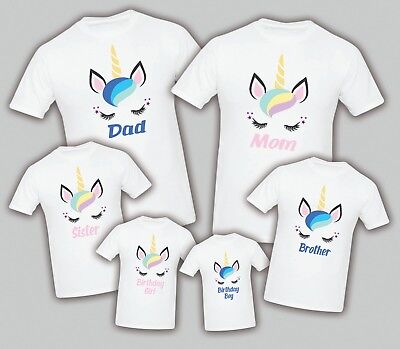 Daddy Of The Birthday Girl T-Shirt, Unicorn Matching Outfit Daddy Of The Birthday Girl T-Shirt, Unicorn Matching Outfit