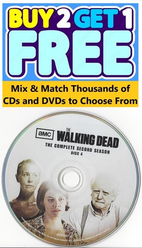 The Walking Dead (DVD) Second Season 2 Disc 4 Replacement Disc U.S. Issue!