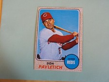 1968 Topps Set Break Cincinnati Reds  #108 Don Pavletich 