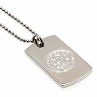 Leicester City Football Club Stainless Steel Engraved Dog Tag & Chain Free Uk Pp Leicester City Football Club Stainless Steel Engraved Dog Tag & Chain Free Uk Pp