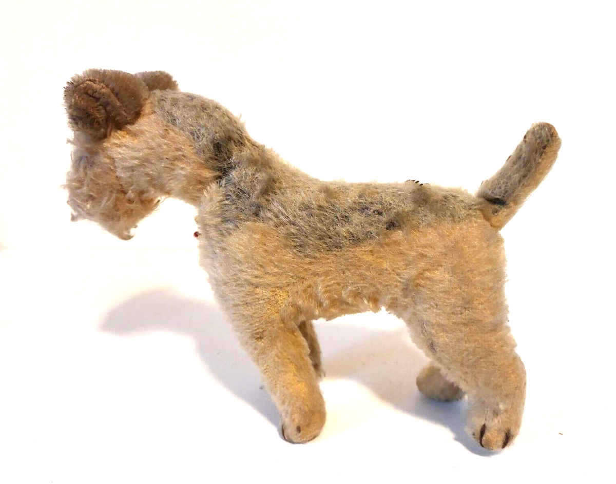 Pre-war antique Steiff Foxy Fox Terrier dog toy, mohair