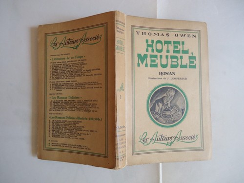 THOMAS OWEN/hotel meublé/F2M/livre E.O. avec envoi - Picture 2 of 5