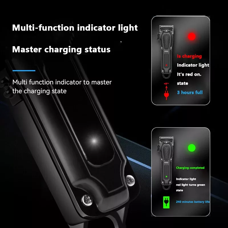 Kemei Professional Hair Clippers Cordless Trimmer Beard Cutting Machine Barber** Kemei Professional Hair Clippers Cordless Trimmer Beard Cutting Machine Barber**