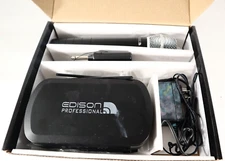 Edison Professional Wireless Microphone System For Parts Not Tested