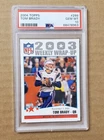 2004 Topps NFL GOAT Tom Brady PSA 10 #299 - New England Patriots