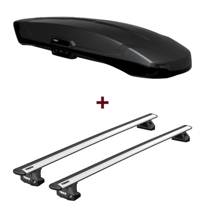 Dachbox Thule Vector L + Dachträger für Ford Focus Turnier II set