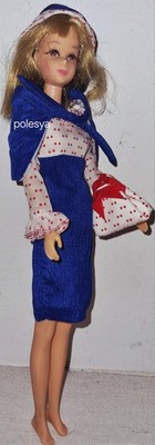 Barbie #1256 Konzertkleid im Park Francie Selten 1966 Vintage No Doll