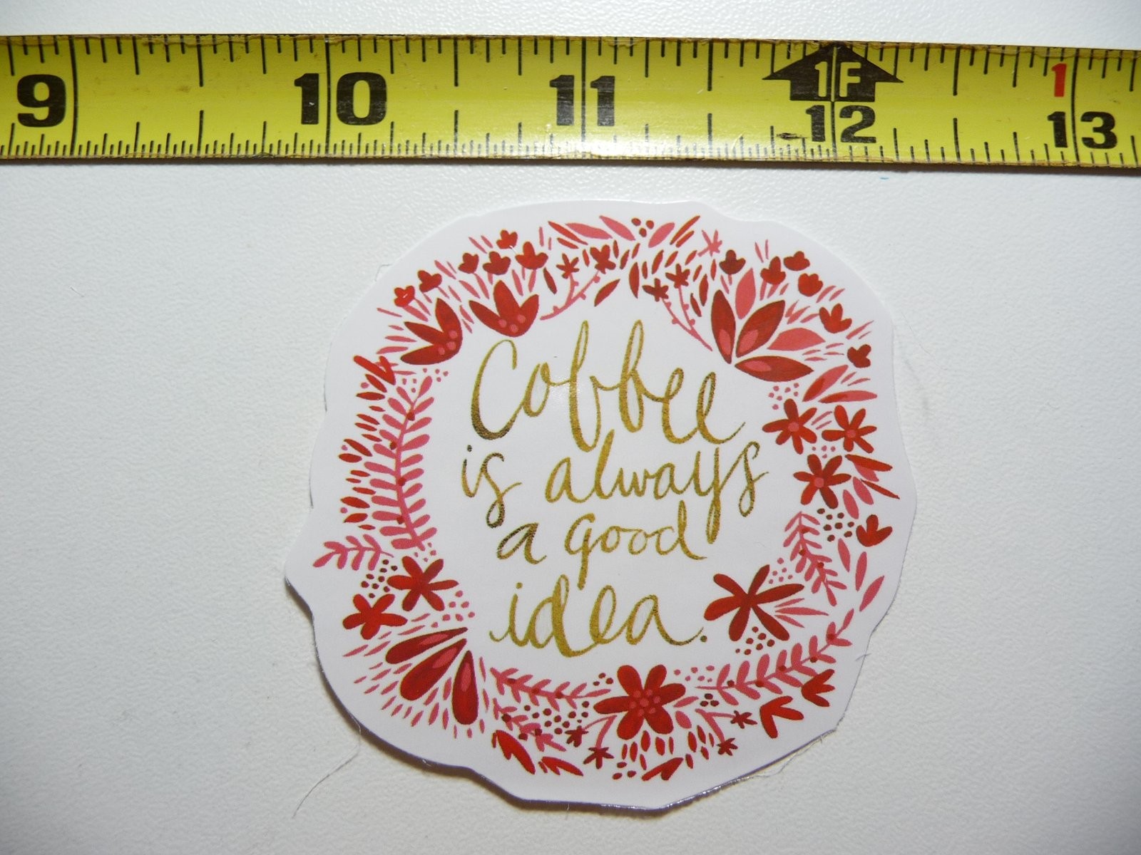 Plants Edge Coffee Wake Up Morning Fun Beverage Decal Sticker