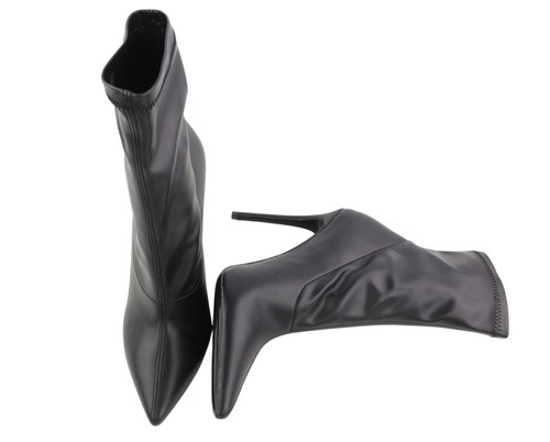 DIESEL D-Yucca Ab Women Shoes EU38 Black Coated High Heels Pointed Toe RRP€300 - Picture 6 of 11