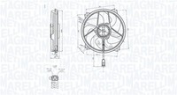 Magneti Marelli LüFter MotorküHlung 069422839010 12V 246W 385Mm FüR Peugeot 308