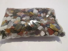 Moss Agate Chips 250 grams for £4.50 plus £3.00 P&P